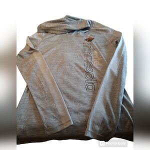 Minnesota Wild Hooded Long Sleeve Shirt Size Small